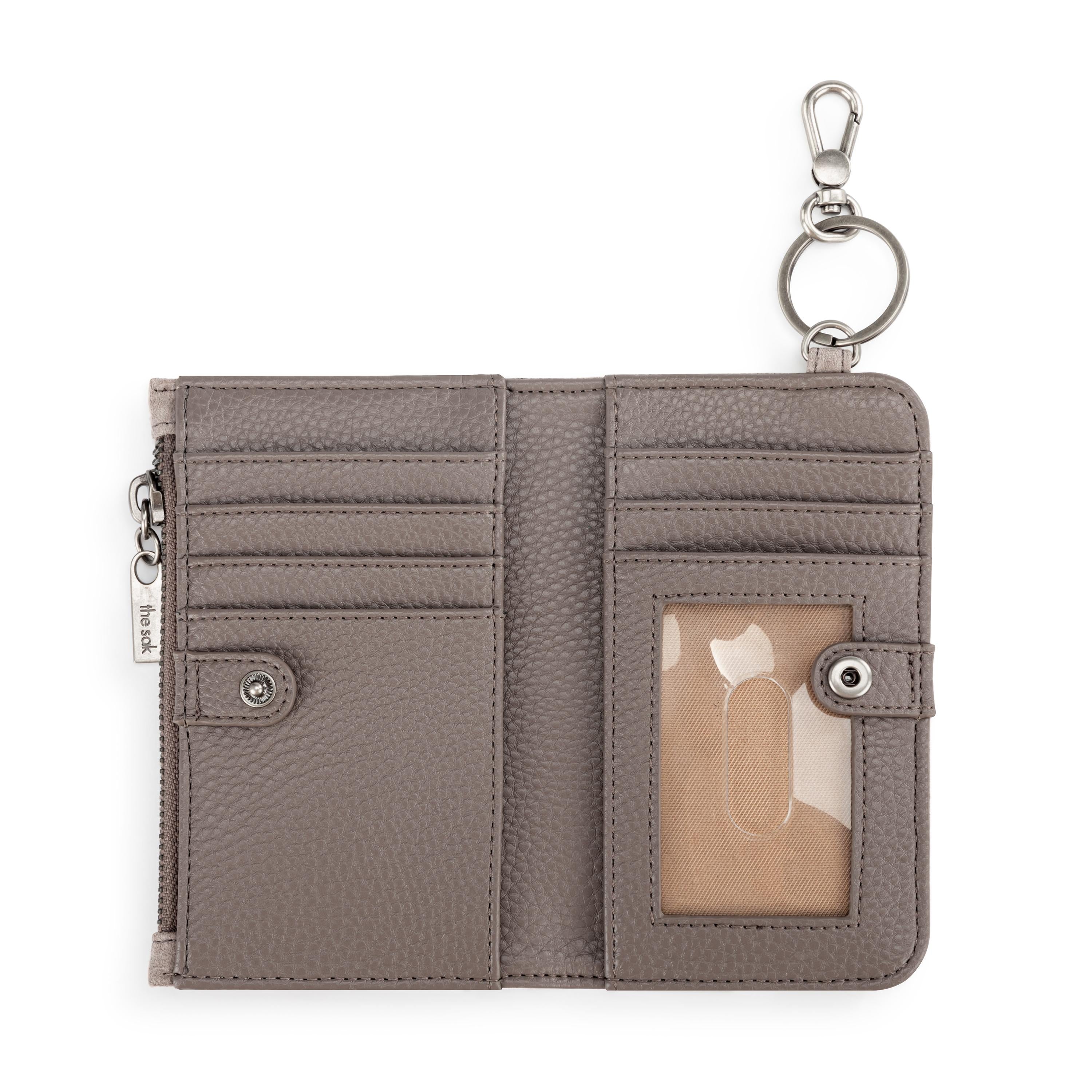The Sak Encino Essential Wallet - Leather - Mushroom Suede