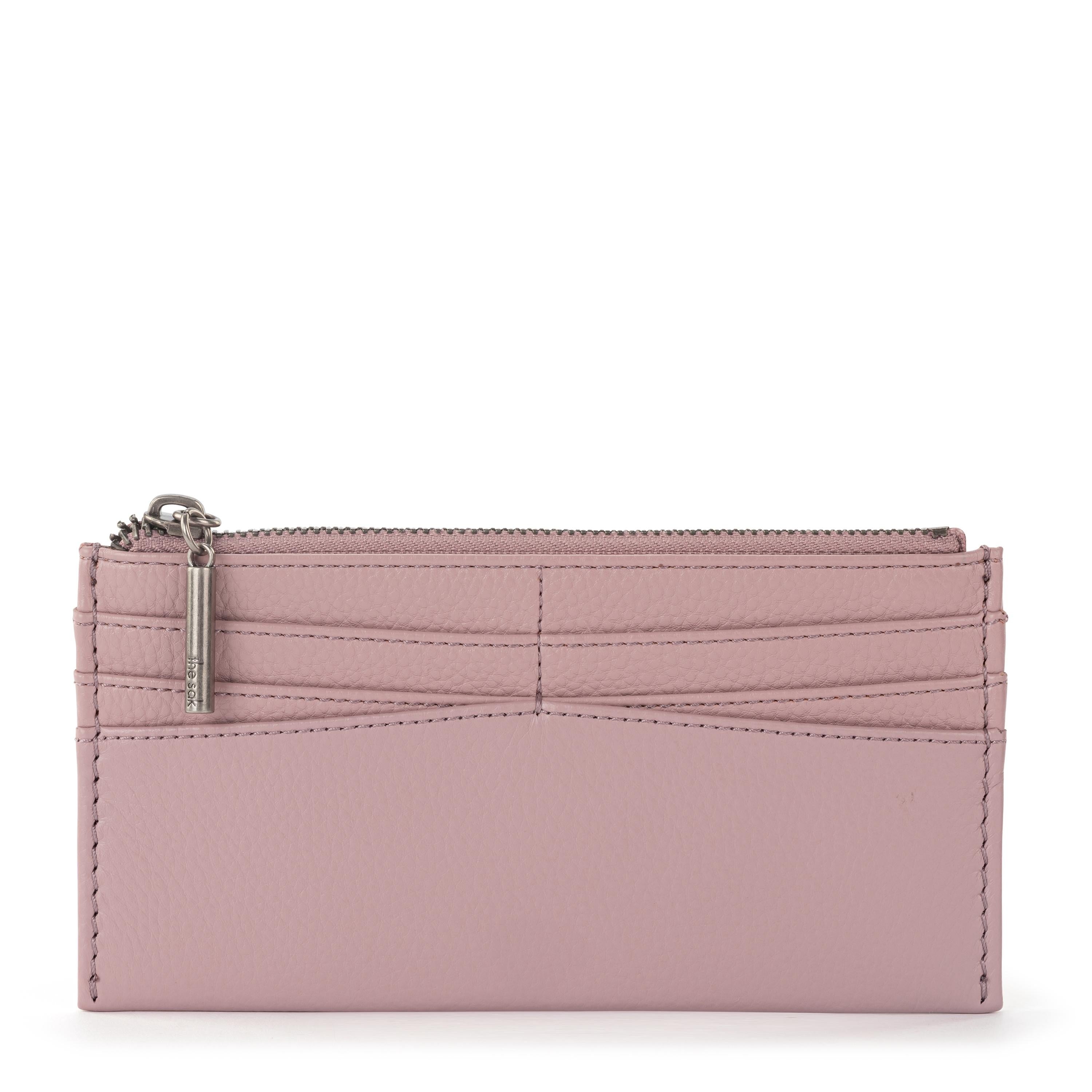 The Sak Neva Large Card Wallet - Leather - Rosewood