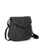 Sakroots Foldover Crossbody - EcoTwill - Black Spirit Desert