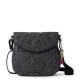 Sakroots Foldover Crossbody - EcoTwill - Black Spirit Desert