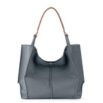 The Sak Los Feliz Large Tote - Leather - Dusty Blue