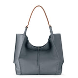 The Sak Los Feliz Large Tote - Leather - Dusty Blue