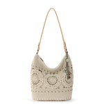 The Sak Sequoia Hobo - Hand Crochet - Natural Medallion