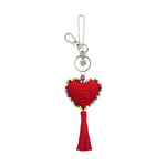 The Sak Yarnicharmz Dangle - Hand Crochet - Rocket Red Heart