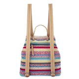 The Sak Sayulita Backpack - Hand Crochet - Eden Stripe