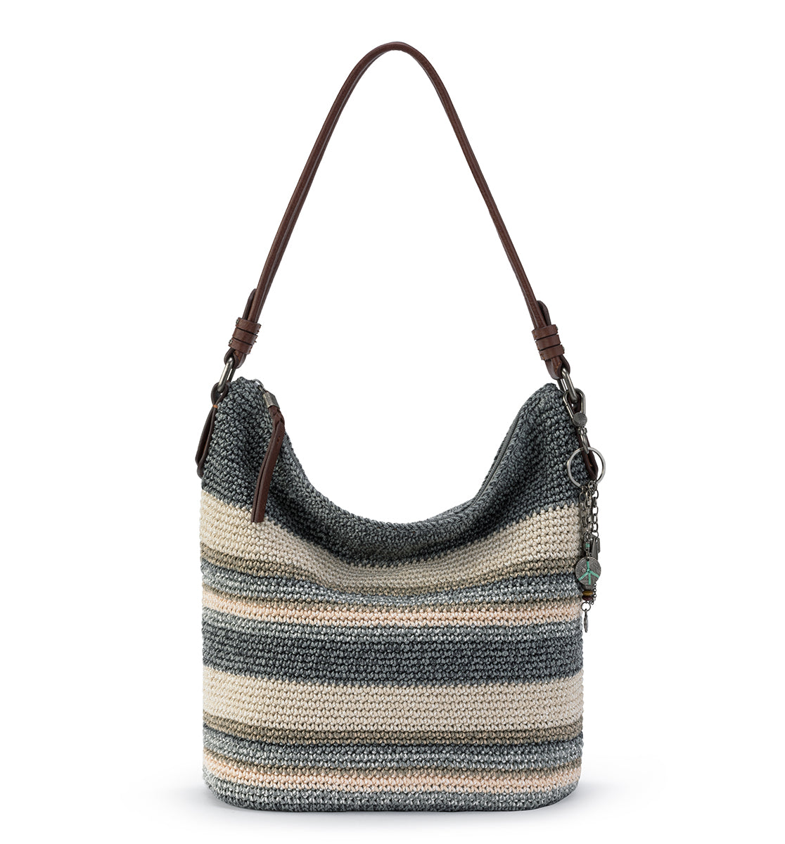 The Sak Sequoia Hobo - Hand Crochet - Desert Stripe
