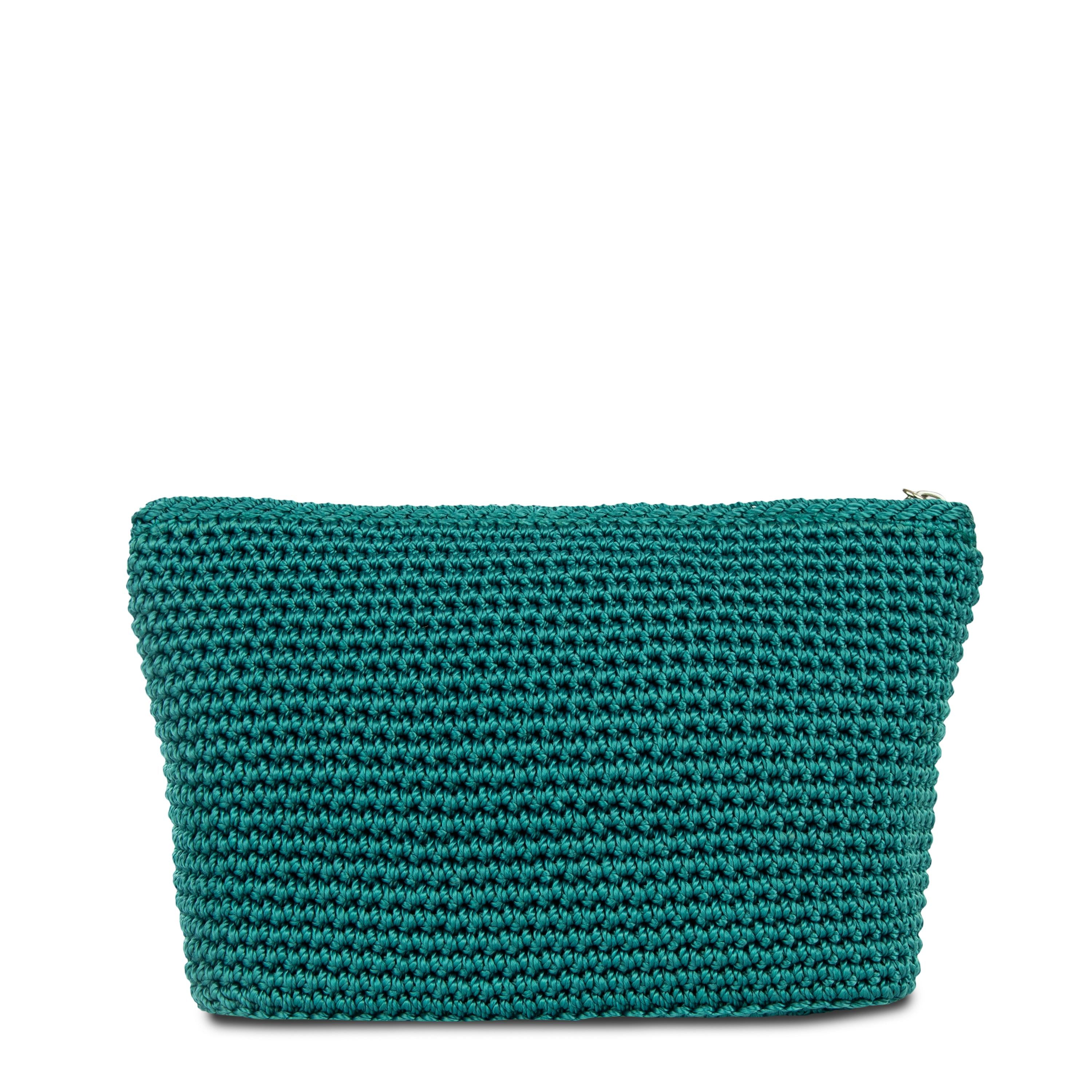 The Sak Essential Pouch - Hand Crochet - Azure