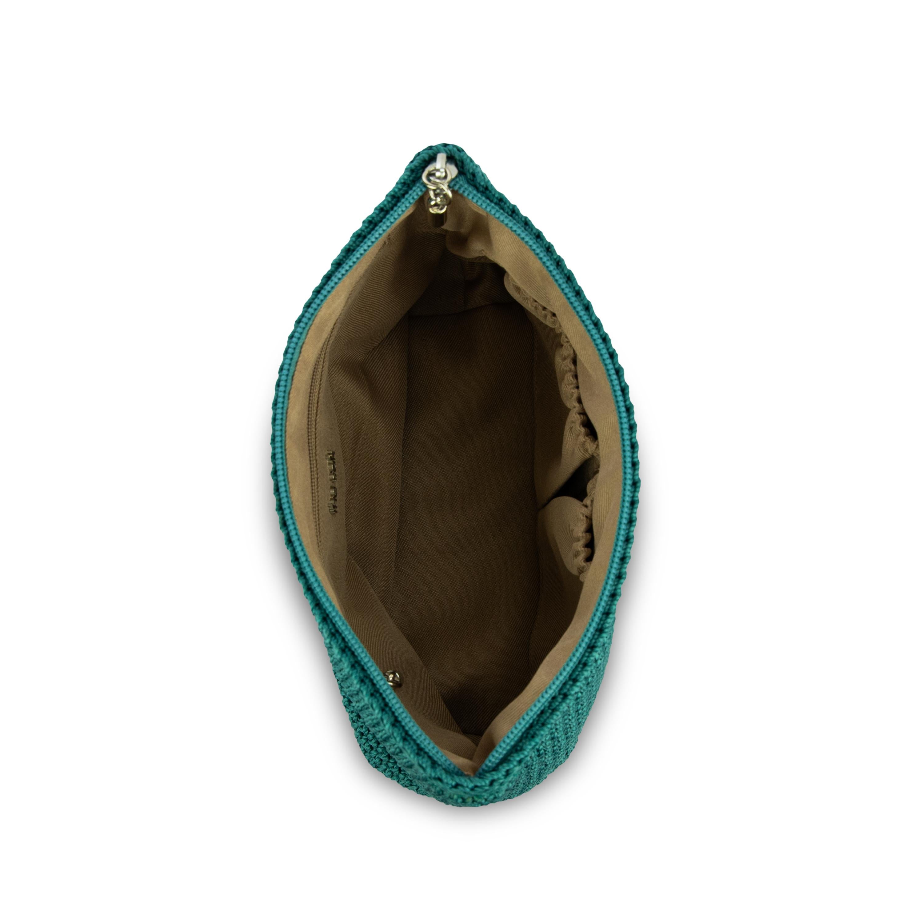 The Sak Essential Pouch - Hand Crochet - Azure