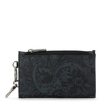 Sakroots Encino Essential Wallet - EcoTwill - Black Spirit Desert