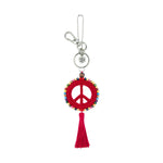 The Sak Yarnicharmz Dangle - Hand Crochet - Rocket Red Peace