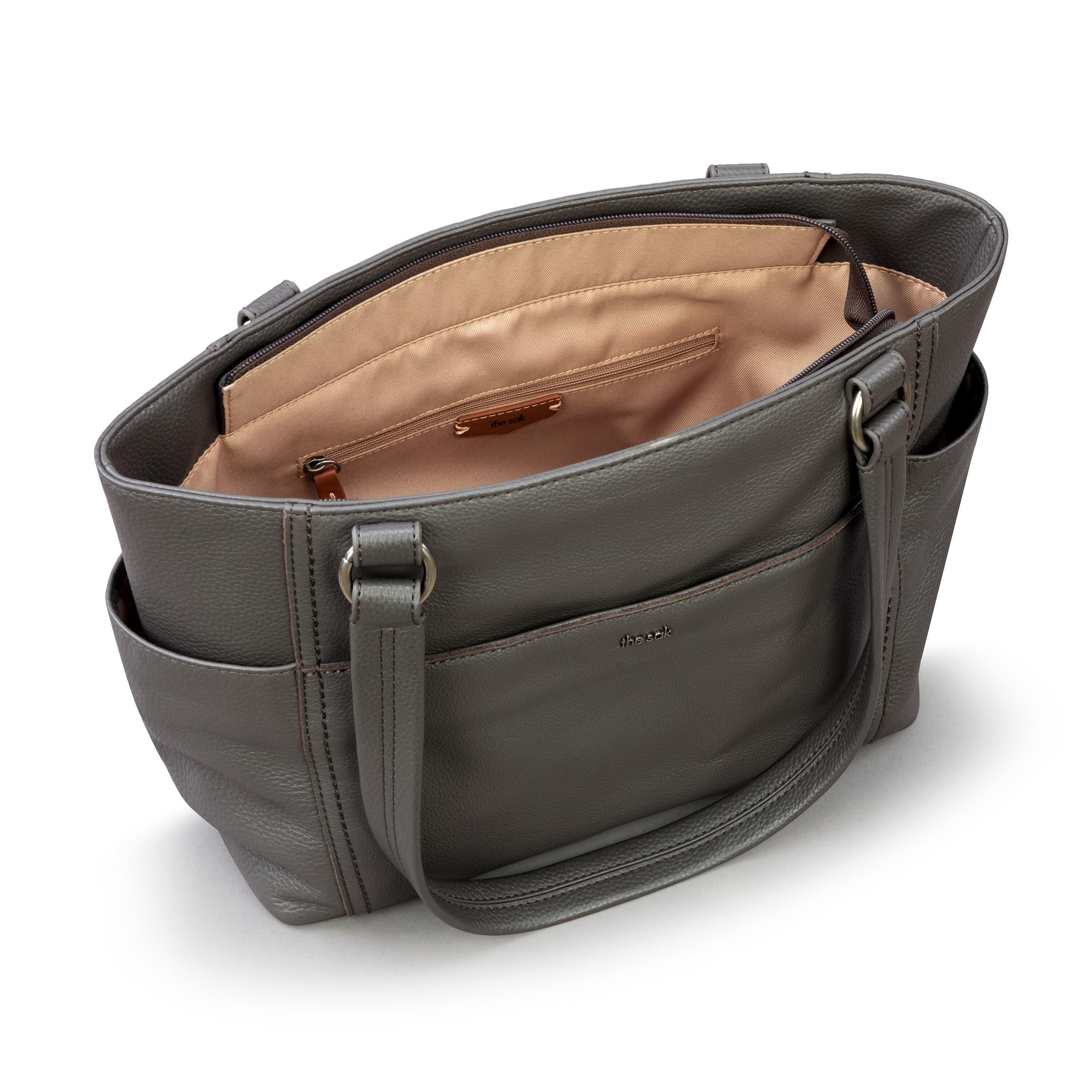 The Sak Ashby Satchel - Leather - Slate