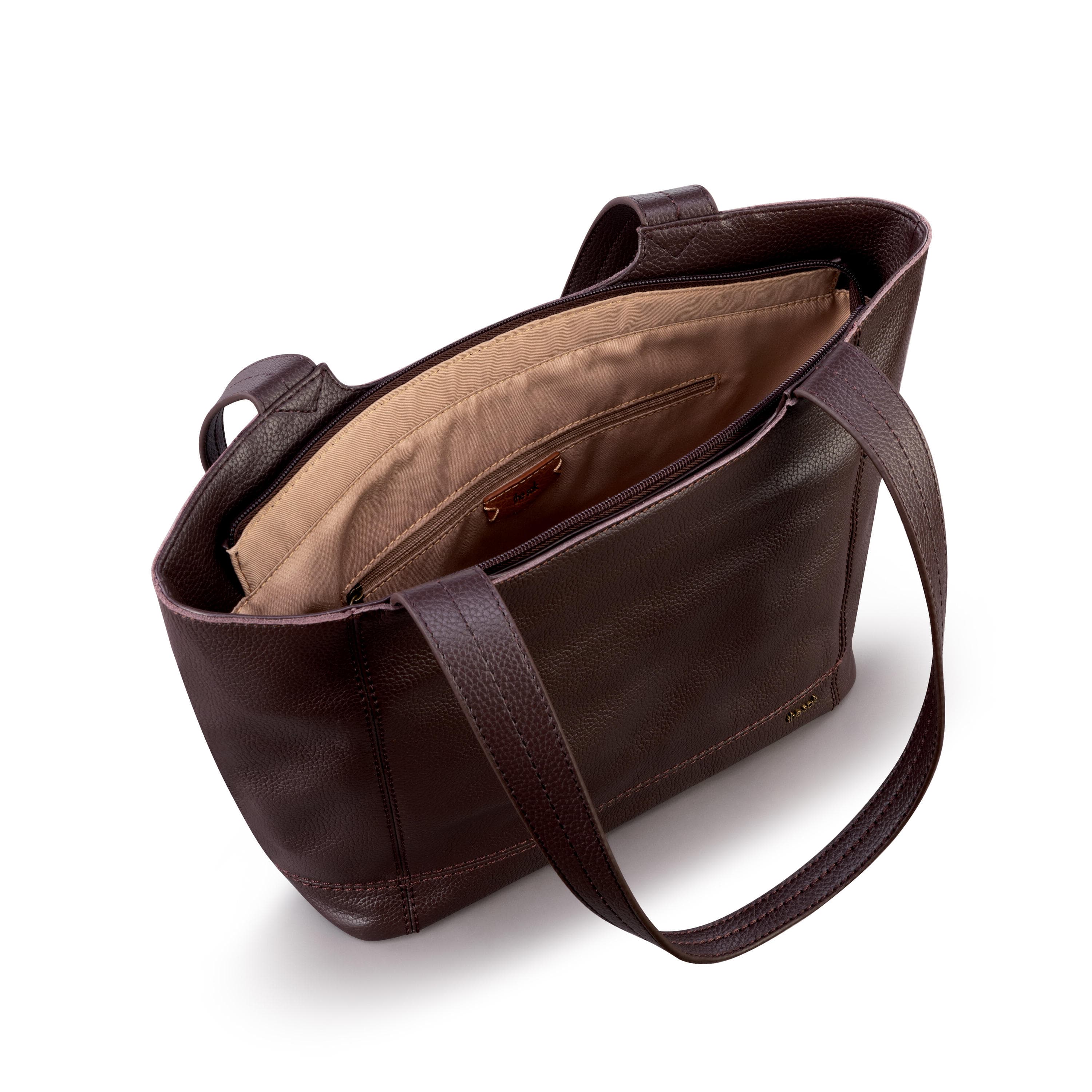 The Sak De Young Tote - Leather - Mahogany