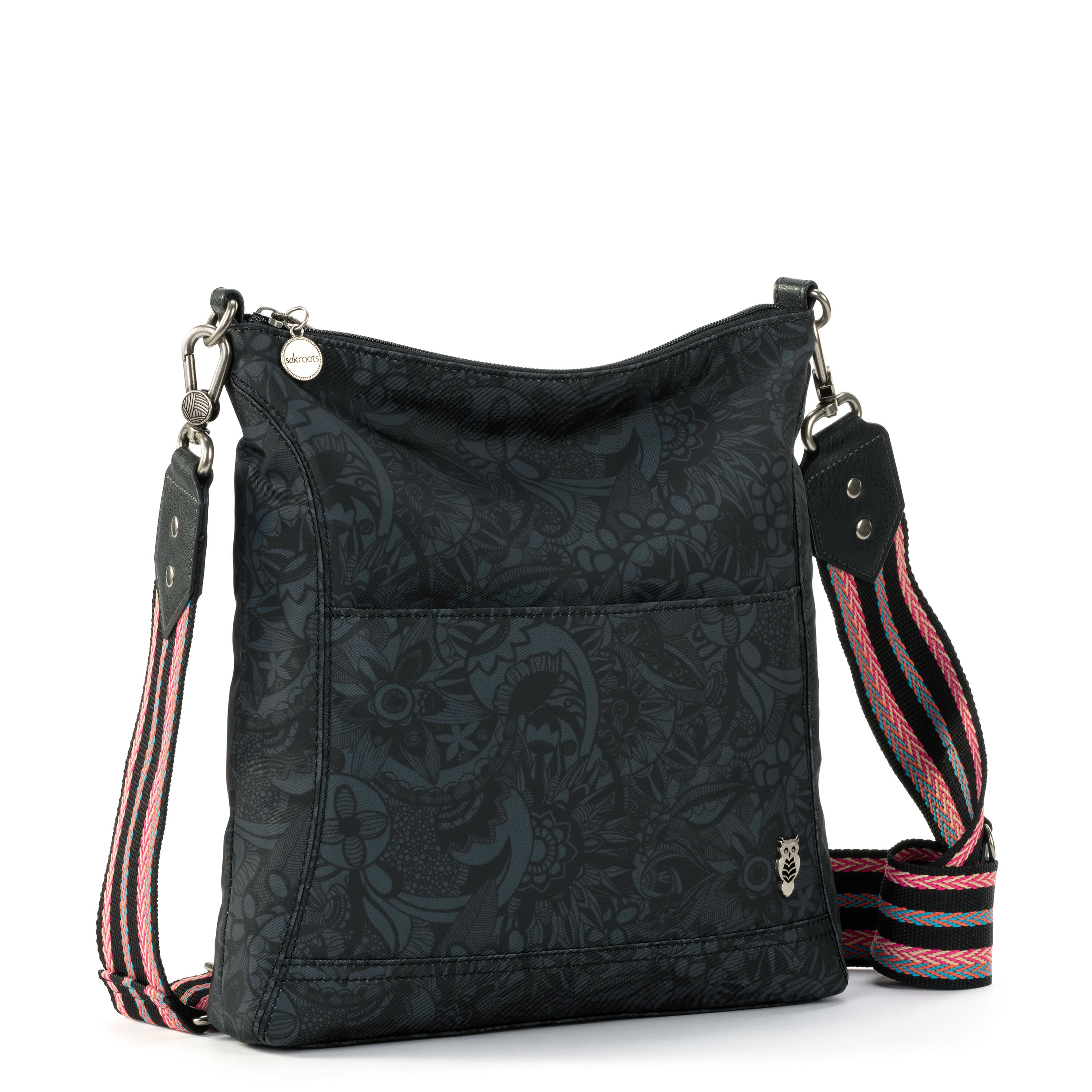 Sakroots Lucia Crossbody - EcoTwill - Black Spirit Desert