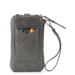 The Sak Silverlake Smartphone Wallet - Leather - Slate Leaf Embossed
