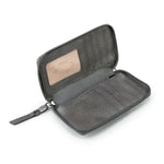 The Sak Silverlake Smartphone Wallet - Leather - Slate Leaf Embossed