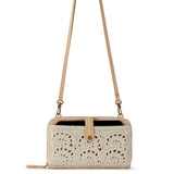 The Sak Iris Smartphone Wallet - Hand Crochet - Natural Fan
