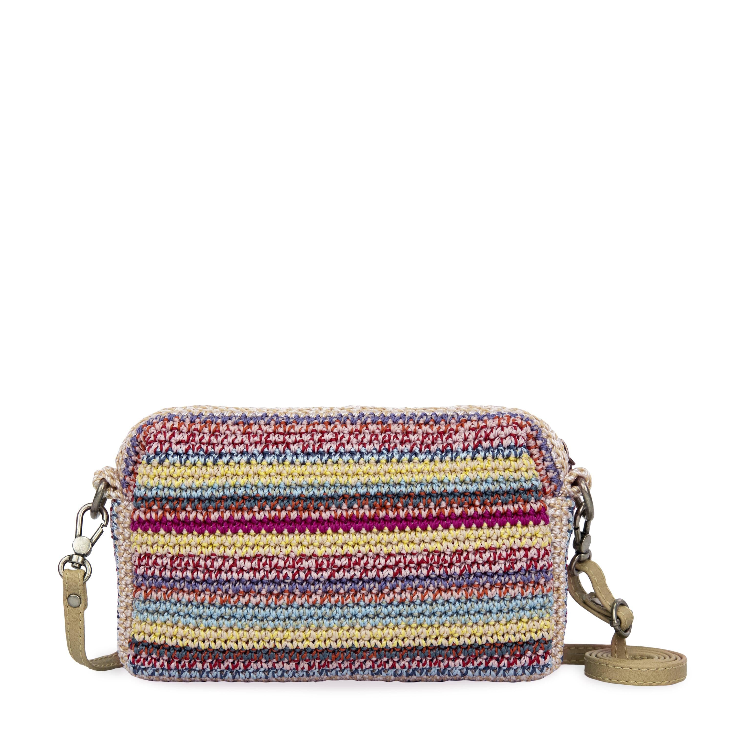 The Sak Cora Smartphone Crossbody - Hand Crochet - Eden Stripe