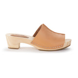 The Sak Ella Clog Sandal - Leather - Natural Vachetta