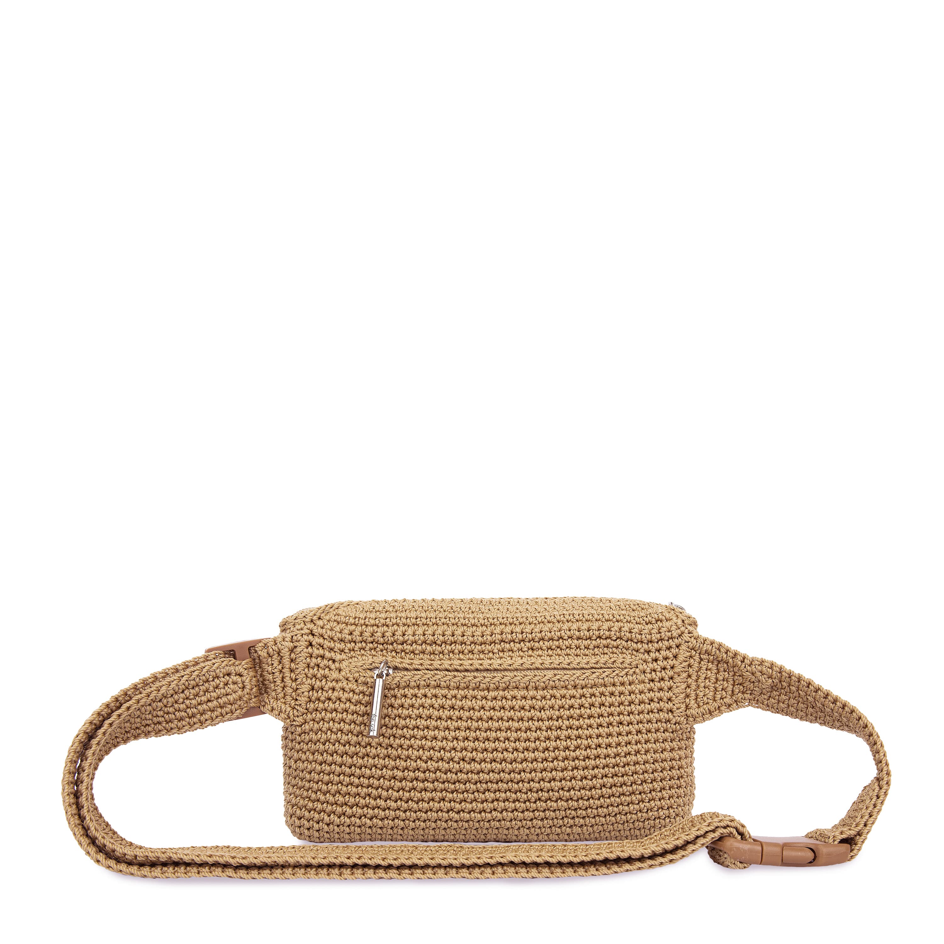 The Sak Caraway Small Belt Bag - Hand Crochet - Bamboo