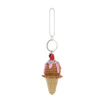 The Sak Yarnicharmz Dangle - Hand Crochet - Chocolate