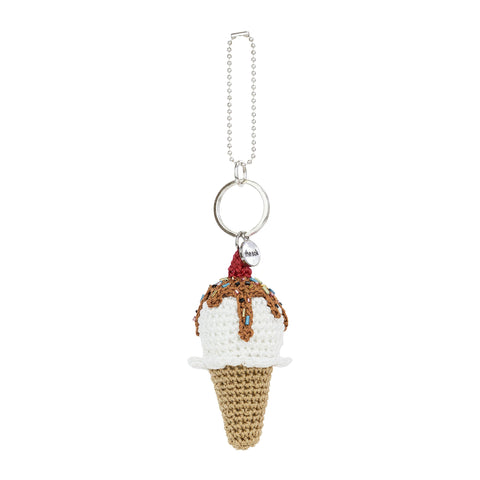The Sak Yarnicharmz Dangle - Hand Crochet - Vanilla