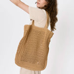 The Sak Lanie Market Tote - Hand Crochet - Bamboo