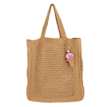 The Sak Lanie Market Tote - Hand Crochet - Bamboo