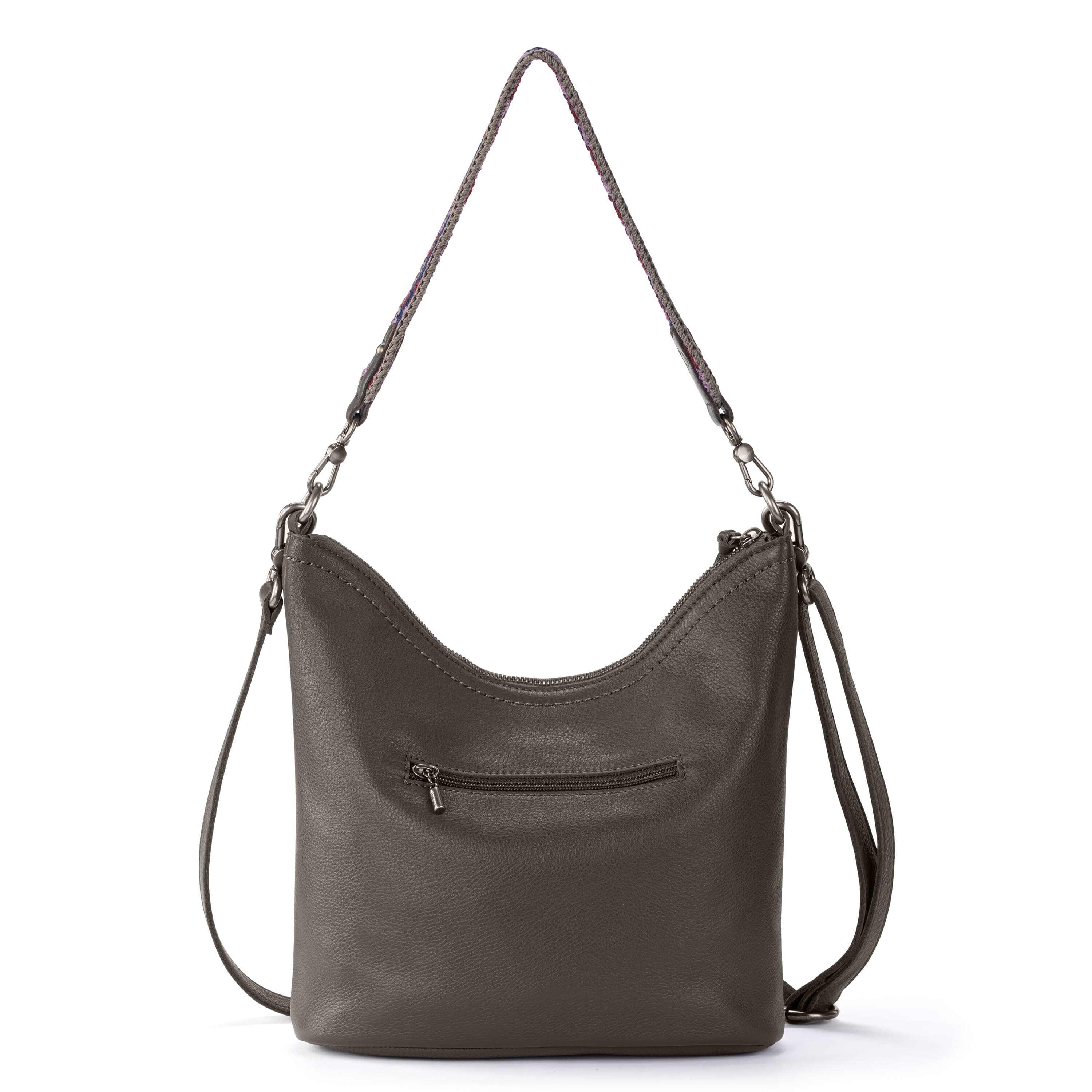 The Sak Jasmine Bucket Crossbody - Leather - Slate