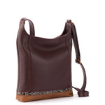 The Sak De Young Crossbody - Leather - Mahogany Snake Block