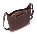 The Sak De Young Crossbody - Leather - Mahogany Snake Block