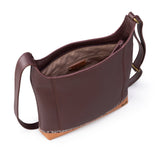 The Sak De Young Crossbody - Leather - Mahogany Snake Block