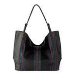 The Sak Los Feliz Large Tote - Leather - Black Multi Seminyak