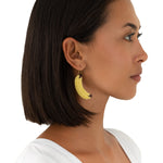 The Sak Cyrus Charm Earrings - Hand Crochet - Banana