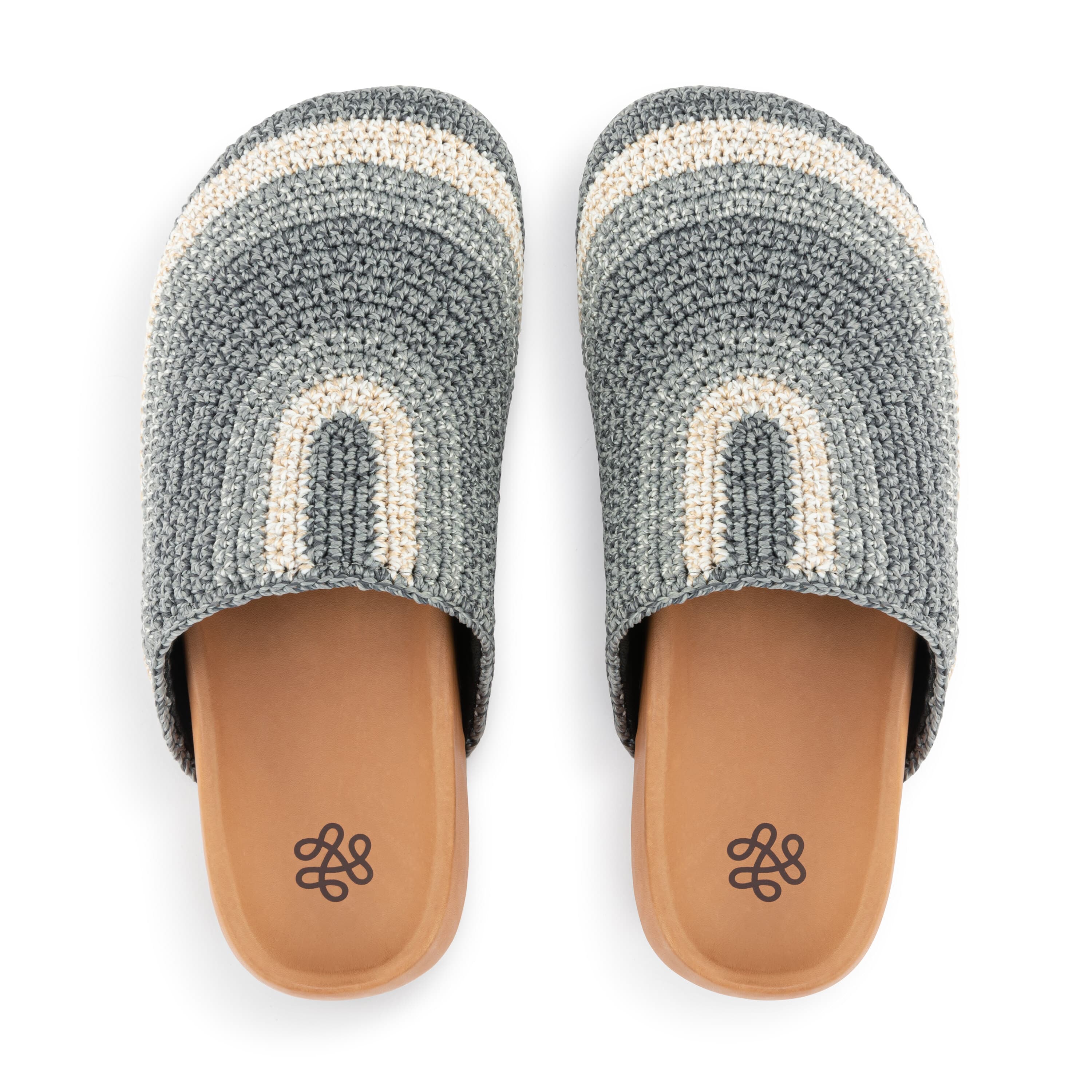 The Sak Bolinas Clog - Hand Crochet - Desert Stripe