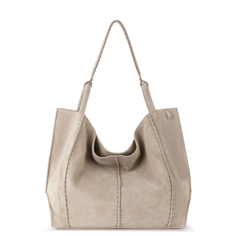 The Sak Los Feliz Large Tote - Leather - Sand Suede