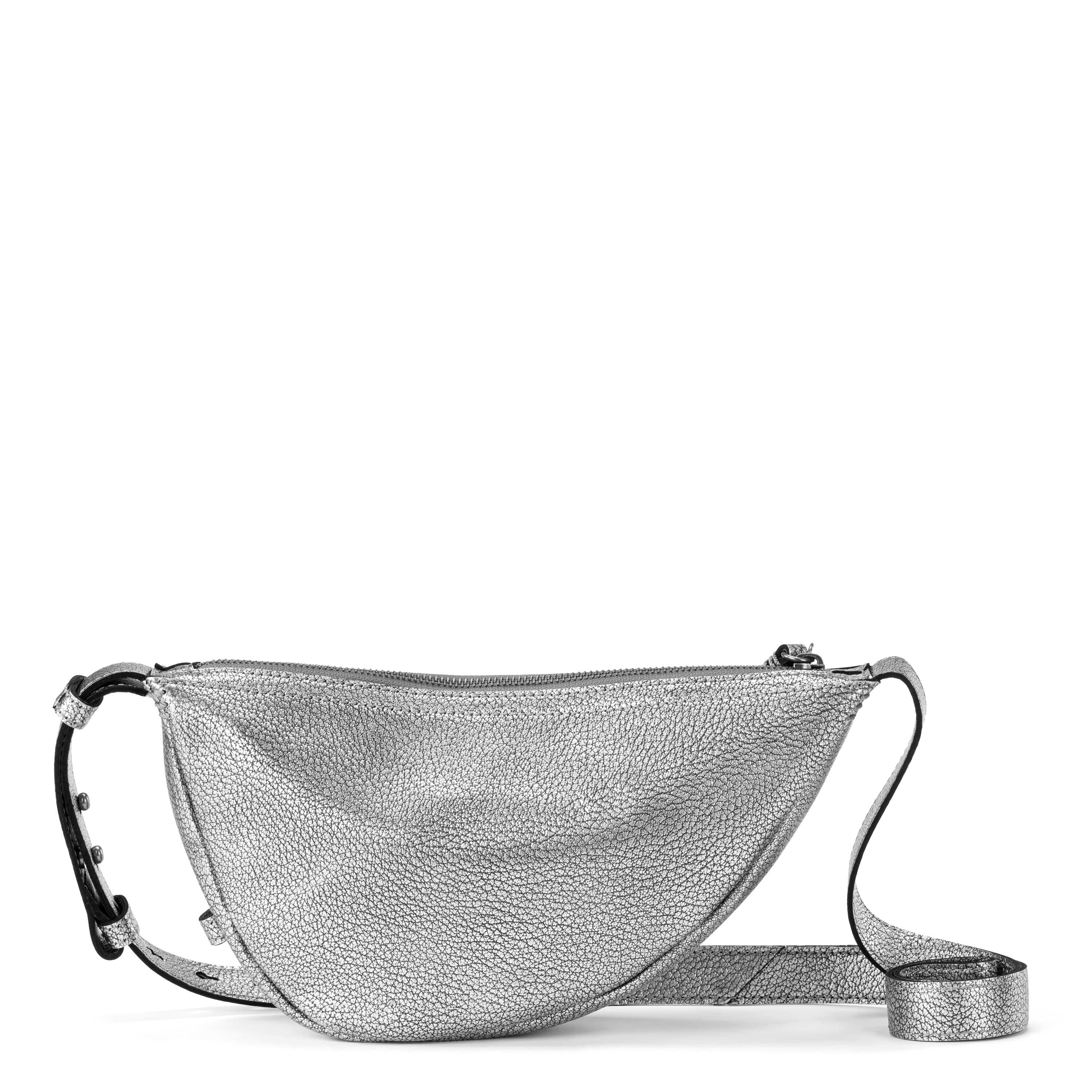 The Sak Tess Sling - Leather - Dark Silver