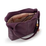 The Sak Huntley Hobo - Leather - Aubergine