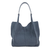 The Sak Los Feliz Large Tote - Hand Crochet - Maritime