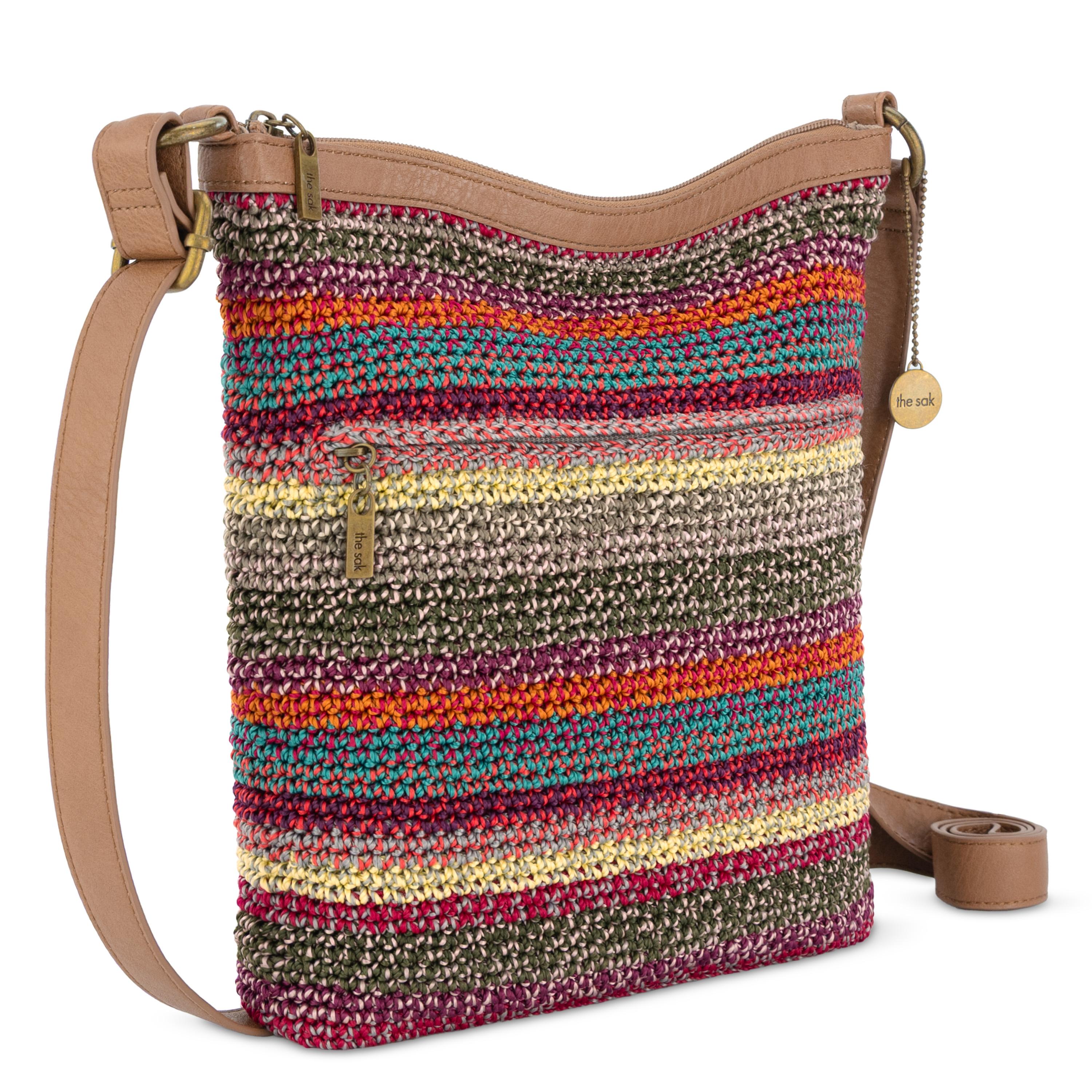 The Sak Lucia Crossbody - Hand Crochet - Sunset Stripe