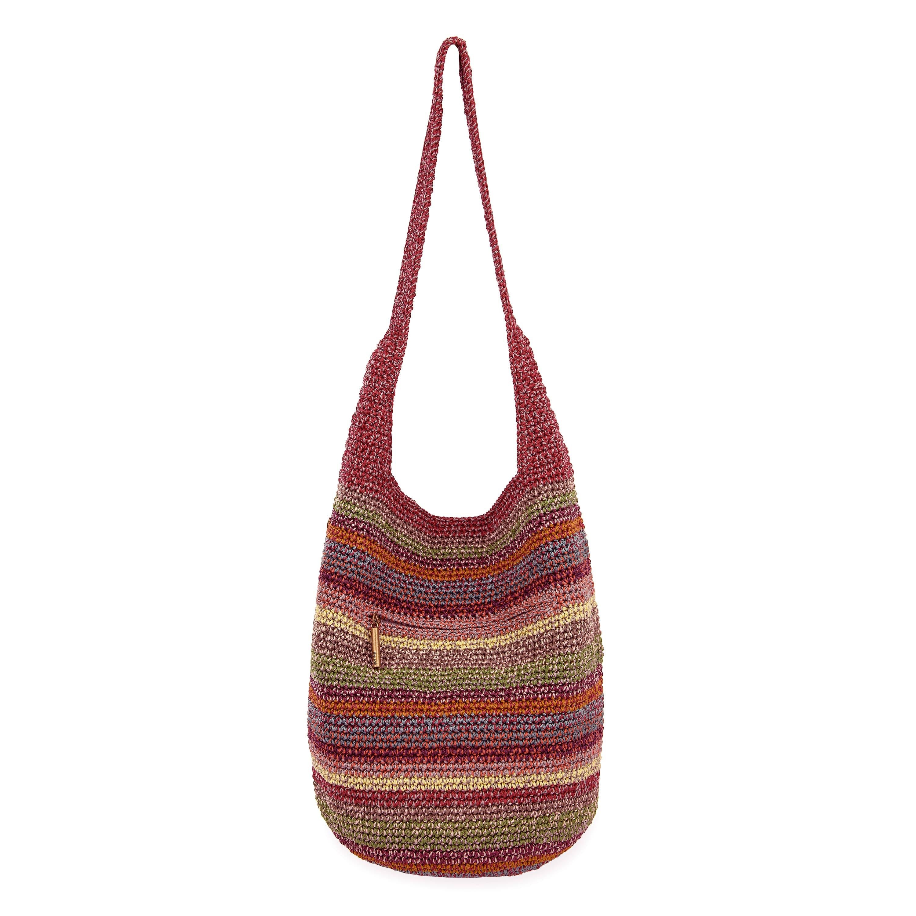 The Sak 120 Hobo - Hand Crochet - Sunset Stripe