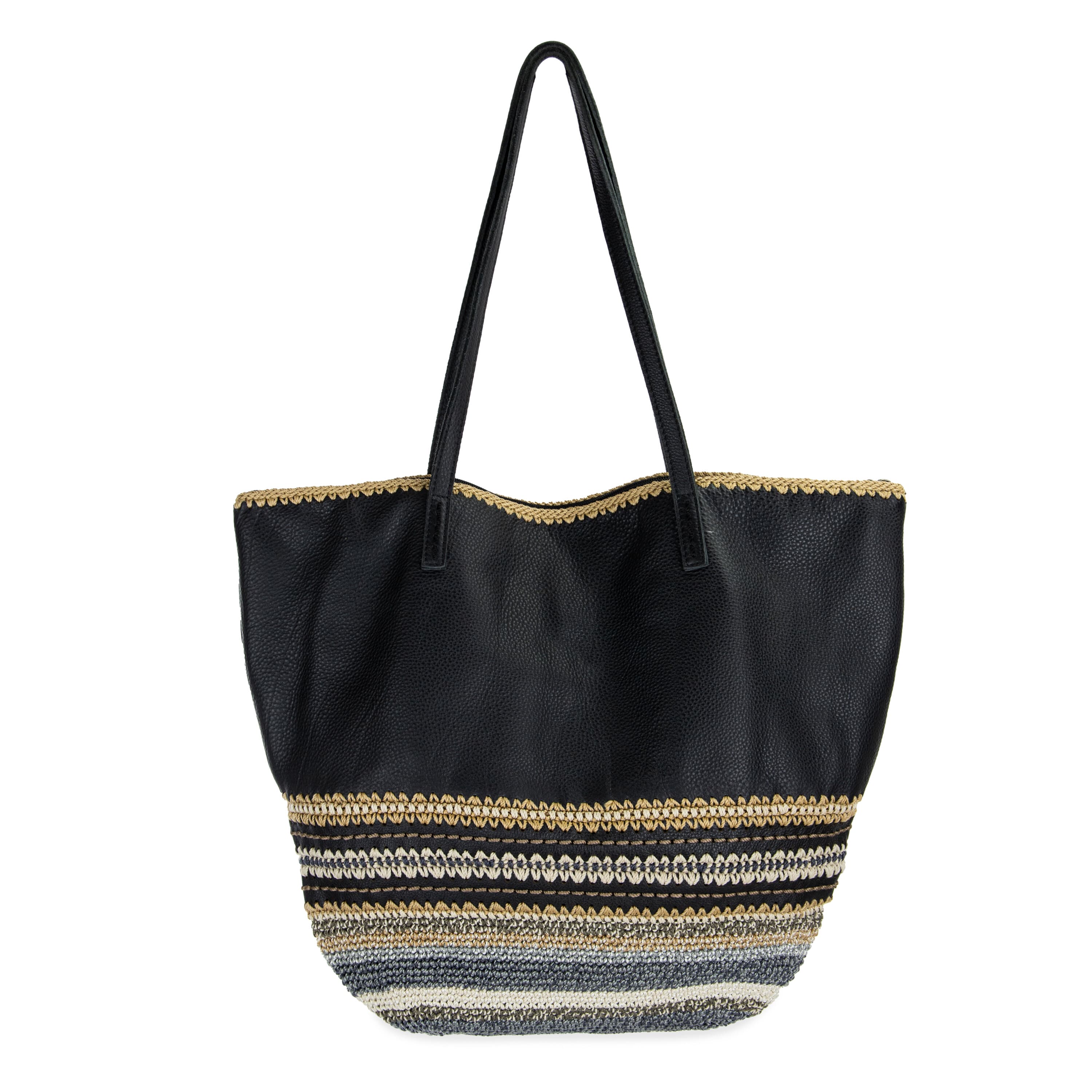 The Sak Faye Large Tote - Leather - Black Seminyak