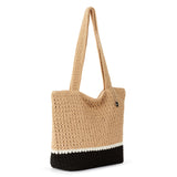 The Sak Casual Classics Tote - Hand Crochet - Bamboo Block