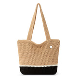 The Sak Casual Classics Tote - Hand Crochet - Bamboo Block