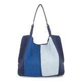 The Sak Los Feliz Large Tote - Hand Crochet - Ocean Block
