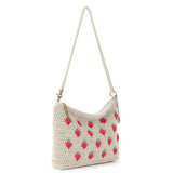 The Sak Lumi Crossbody - Hand Crochet - Natural Strawberries