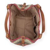 The Sak Roma Shopper - Hand Crochet - Sunset Stripe