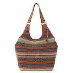 The Sak Roma Shopper - Hand Crochet - Sunset Stripe