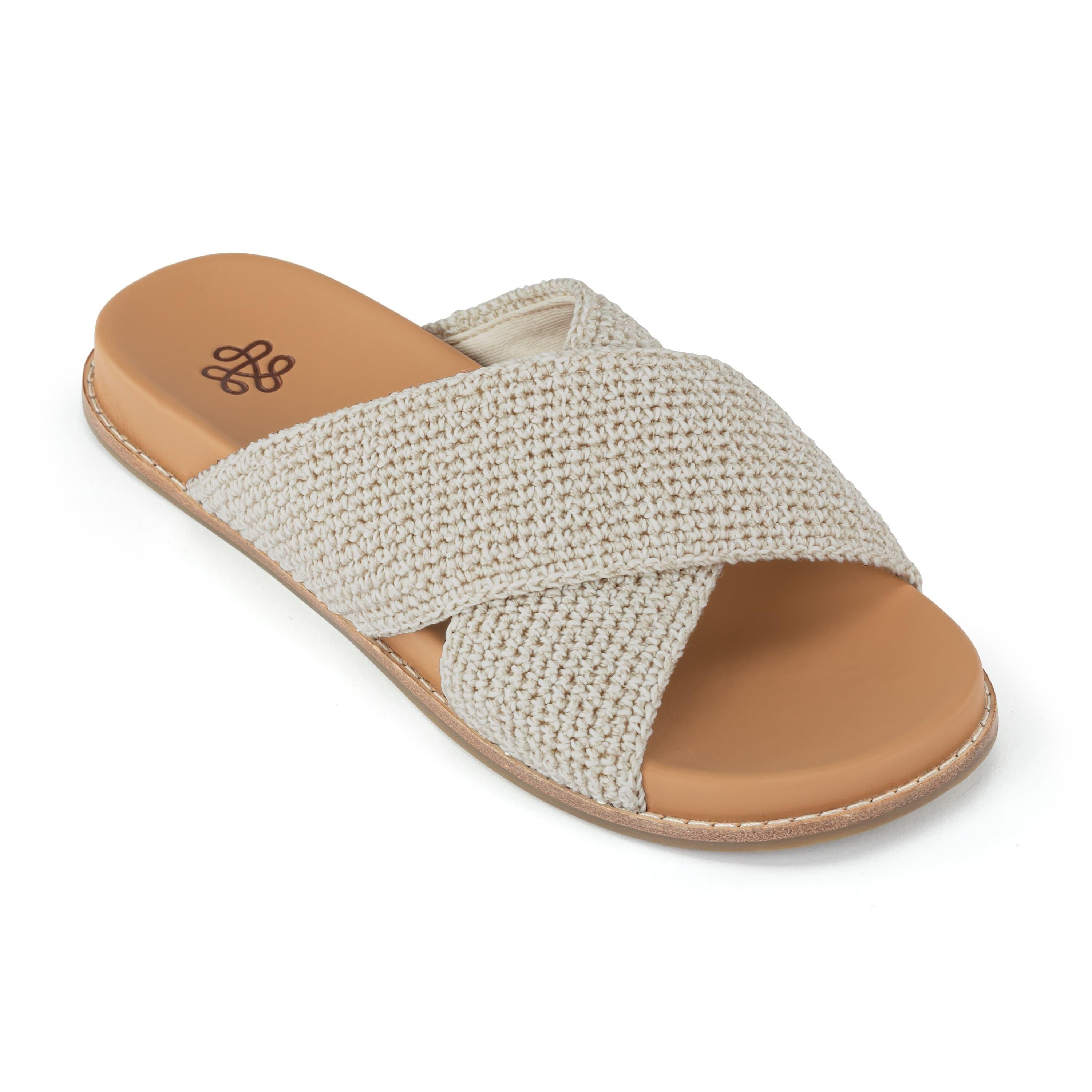 The Sak Penelope Sandal - Hand Crochet - Natural