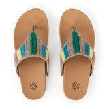 The Sak Everly Sandal - Hand Crochet - Summertide Stripe