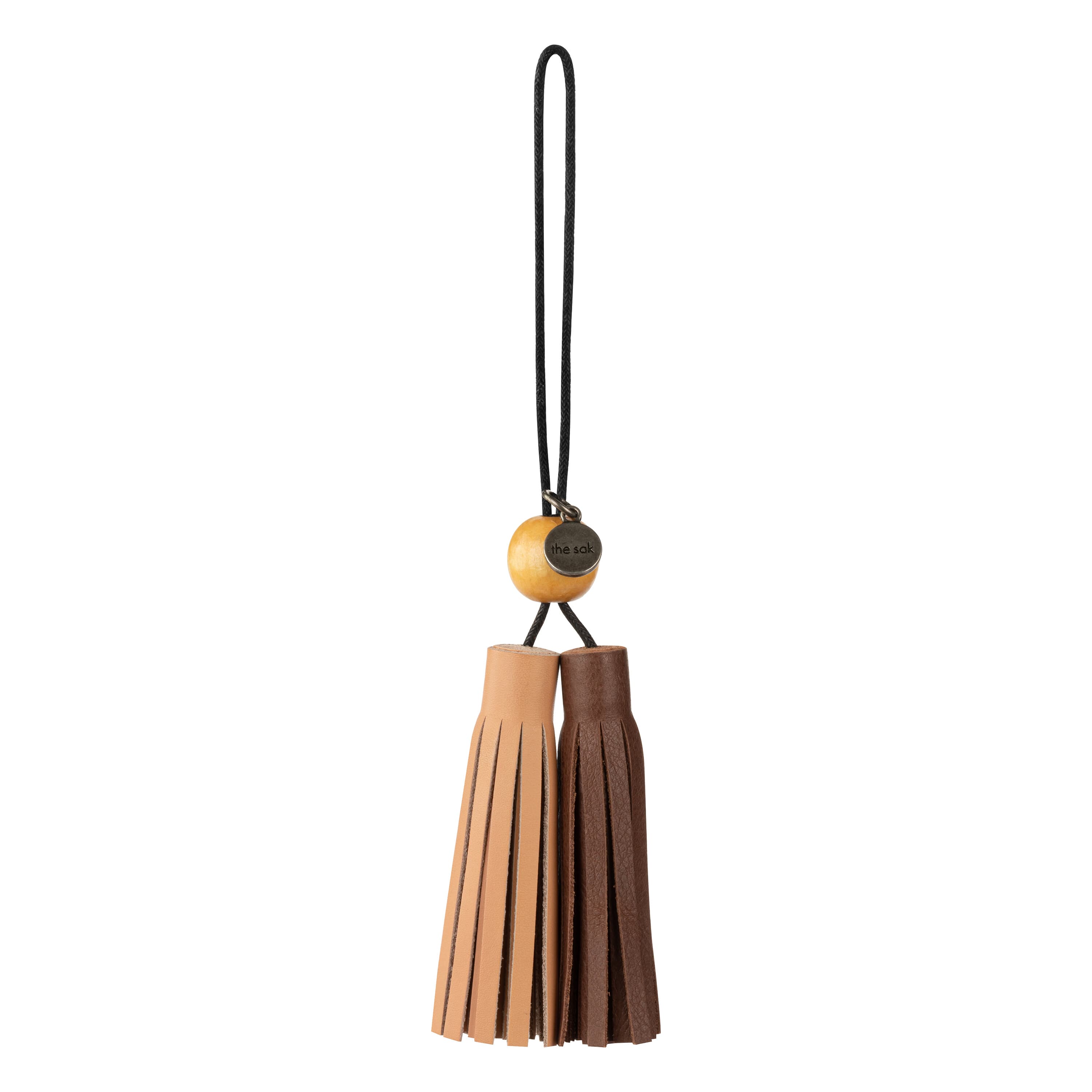 The Sak Dangles - Leather - Teak and Natural